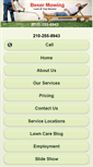 Mobile Screenshot of bexarmowing.com